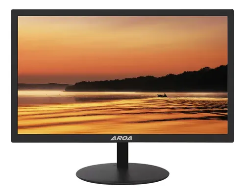 MONITOR AROA 19" 1908XR TN PLANO 60HZ DMI / VGA NEGRO 