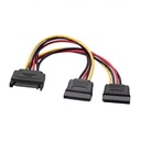 CABLE DE PODER SATA A 2 X SATA