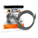 CABLE PATCH CORD WIREPLUS CAT6 1M GRIS