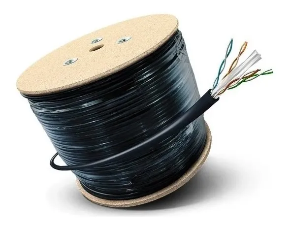 BOBINA CABLE UTP 305M CAT 5E EXTERIOR WIREPLUS CCA 