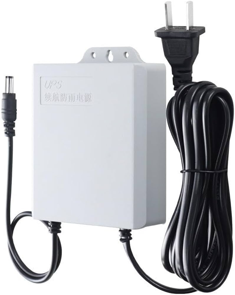 TRANSFORMADOR UPS PARA CCTV DC 3600MAH