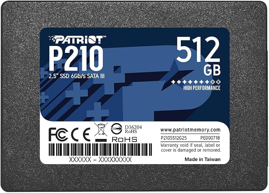 DD SSD 2.5" 512GB PATRIOT SATA III