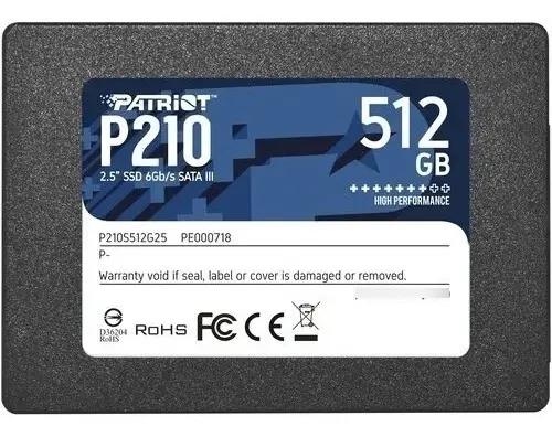 UNIDAD SSD 2.5" 512GB PATRIOT SATA