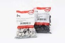 GRAPA PLASTICA REDONDA NEGRO 50 UNID