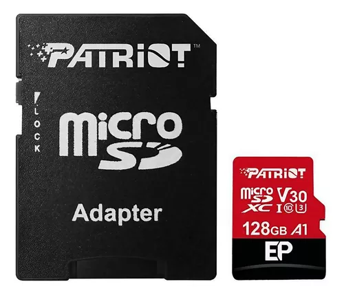 MEMORIA MICROSDXC PATRIOT EP V30 A1 128GB CLASS 10