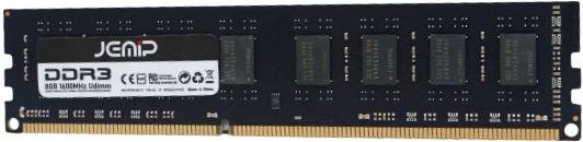 MEMORIA RAM UDIMM JEMIP DDR3 8GB 1600MHZ 