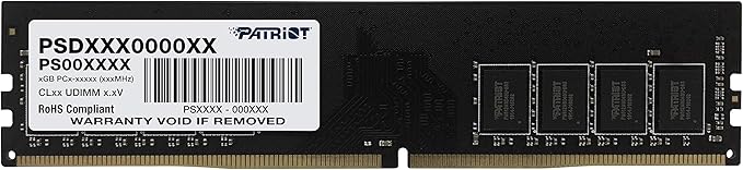 MEMORIA RAM UDIMM DDR4 8GB 3200MHZ PATRIOT 