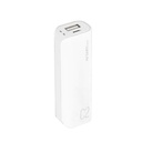 POWER BANK ARGOM 2500MAH 2USB/ BLANCO