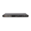 SWITCH DAHUA DH-PFS4218-16ET-190 16 PUERTOS 10/100 POE + 2UP GIGA ADMIN RACK 190W