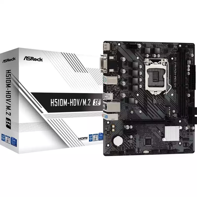 TARJETA MADRE ASROCK H510M-HDV/M.2 SE M-ATX LGA1200 2XDDR4