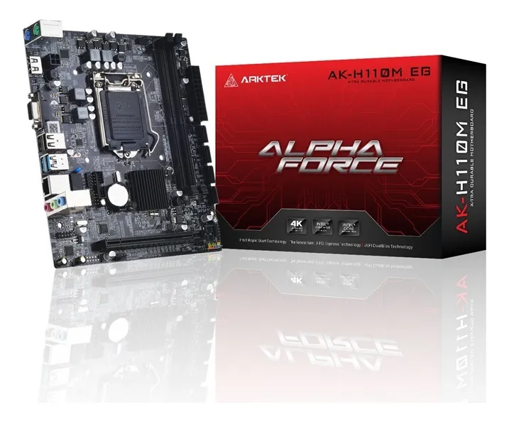 TARJETA MADRE ARKTEK AK-H110M EG M-ATX LGA1151 2XDDR4