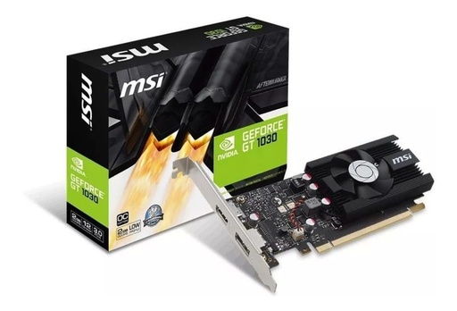 [00751] TARJETA DE VIDEO MSI GT1030 4GB GDDR4