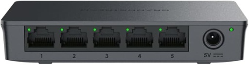 [00380] SWITCH GRANDSTREAM GWN7700 5 PUERTOS GIGABIT 