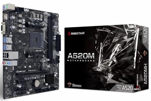 [00333] TARJETA MADRE BIOSTAR A520MH AM4 DDR4 