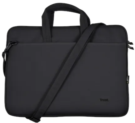 [00138] MALETIN TRUST BOLOGNA PARA LAPTOP 16" NEGRO INCLUYE MOUSE INALAMBRICO 