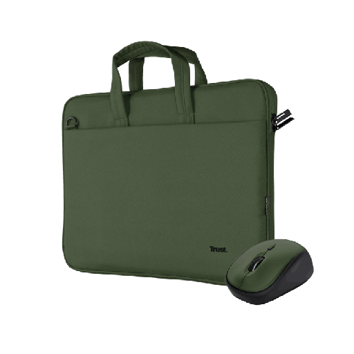 [00139] MALETIN TRUST BOLOGNA PARA LAPTOP 16" INCLUYE MOUSE INALAMBRICO 24989 VERDE 