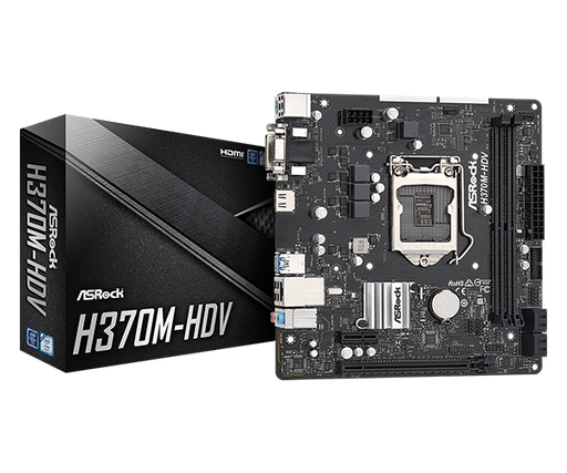 [00166] TARJETA MADRE ASROCK H370M-HDV M-ATX LGA1151 2XDDR4
