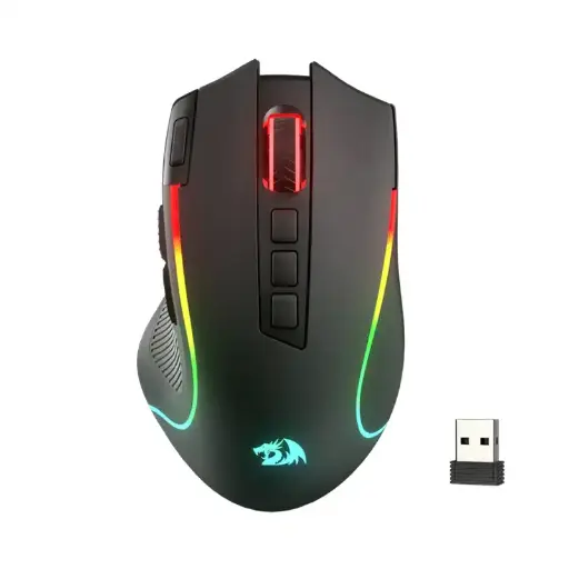 [00184] MOUSE GAMER REDRAGON PREDATOR PRO M612RGB-PRO 8000 DPI INALAMBRICO NEGRO