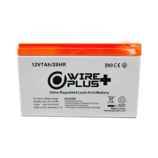 [01013] BATERIA WIREPLUS AGM 12V-7AH 