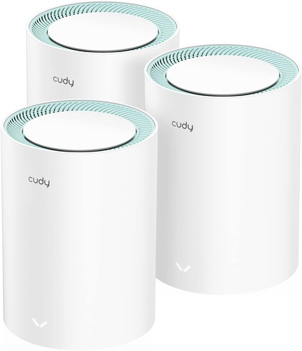[01069] ROUTER CUDY M1300 AC1200 WIRELESS WIFI5 GIGABIT MESH DUAL BAND 3 PACK