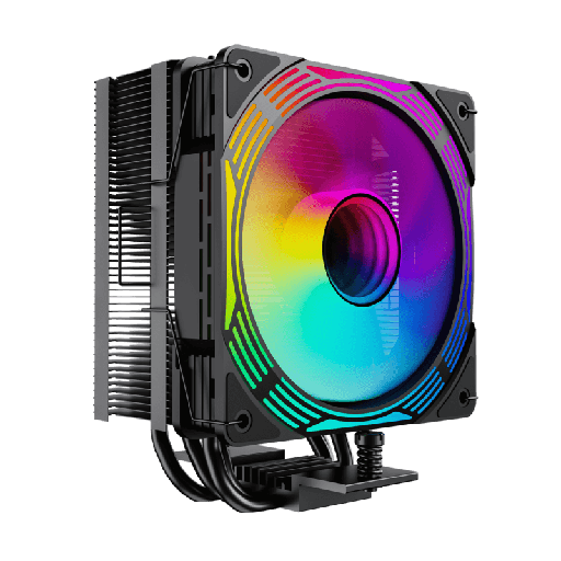 [00759] CPU AIR COOLER GAMEMAX ICE FORCE ARGB 4 PINES AMD & INTEL TDP 200W NEGRO