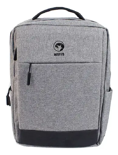 [00699] MORRAL PARA LAPTOP MARVO BA-03 15.6" GRIS IMPENETRABLE