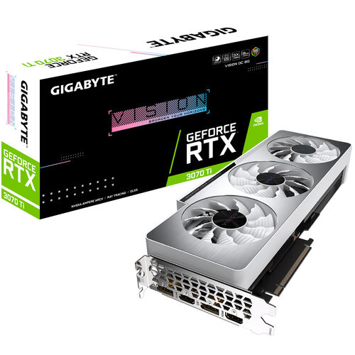 [00657] TARJETA DE VIDEO GIGABYTE RTX 3070 TI VISION OC 8G GDDR6X 256 BIT  PCI-E 4.0