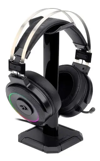 [00616] AUDIFONO CON MICROFONO GAMING REDRAGON LAMIA 2  H320RGB-1 USB 7.1 CON BASE NEGRO 