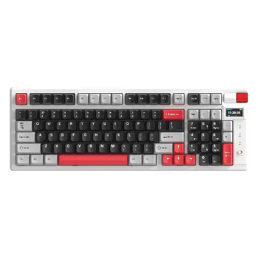 [00640] TECLADO MECANICO KG991W STORM INALAMBRICO INGLES 80% RGB RECARGABLE
