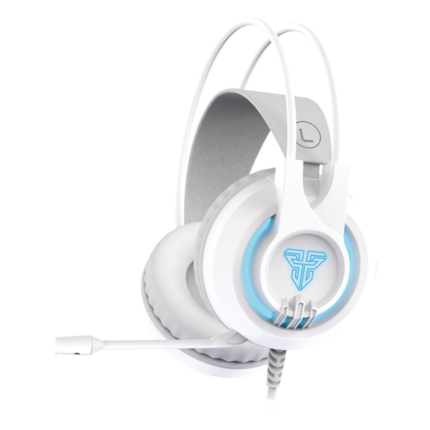 [01463] AUDIFONO CON MICROFONO GAMING FANTECH HG20 CHIEF II 3.5MM MULTIPLATAFORMA BLANCO LUZ AZUL