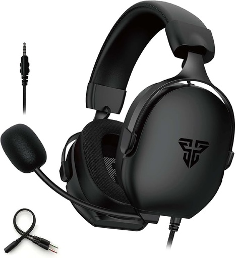 [01468] AUDIFONO CON MICROFONO GAMING FANTECH HG92 CARBON 3.5MM NEGRO