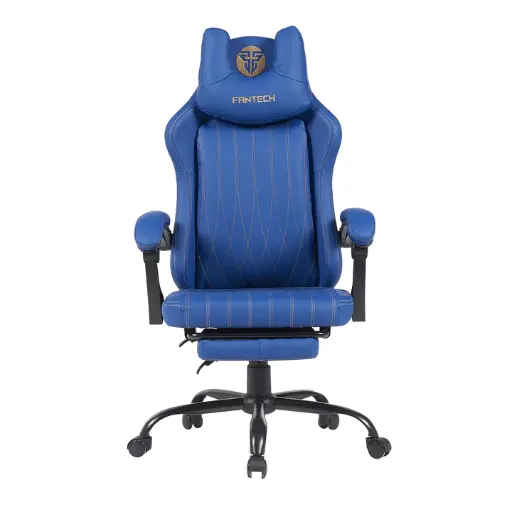 [01471] SILLA GAMING FANTECH GC193 BL AZUL CAPACIDAD 130KG CON REPOSAPIERNAS AJUSTABLE