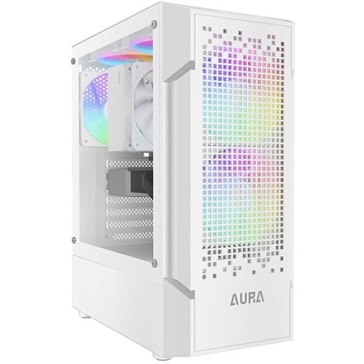 [01530] CASE GAMDIAS GAMING AURA GC7 ATX 3XFAN ARGB FRONTAL MALLA BLANCO
