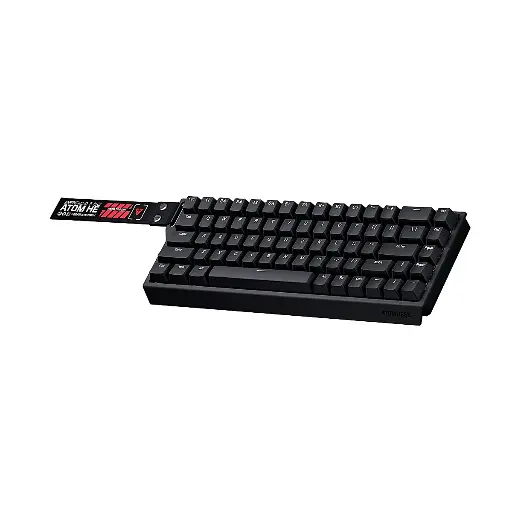 [01600] TECLADO MECANICO FANTECH ATOM HE68 MK81 INGLES 60% NEGRO SW-ROJO (copia)