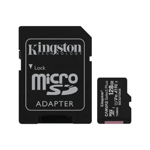 [01605] MEMORIA MICROSDXC KINGSTON 128GB SDCS2/128GB CLASE 10 CANVAS SELECT PLUS