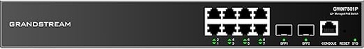 [01631] SWITCH 8 PUERTOS POE CON 2 UP SFP GRANDSTREAM GWN7801P CAPA 2+ 150W