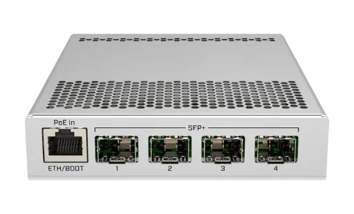 [01635] SWITCH MIKROTIK CSR305-1G-4S+IN 4 PUERTOS SFP+ CON 1 PUERTO GIGA ARRANQUE DUAL