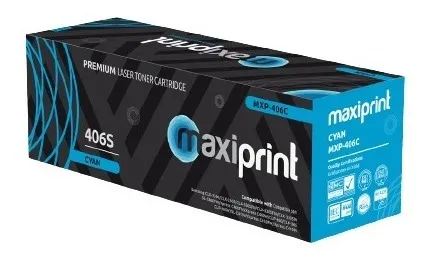 [01669] TONER MAXIPRINT CLT-K406S COMPATIBLE SAMSUNG CYAN