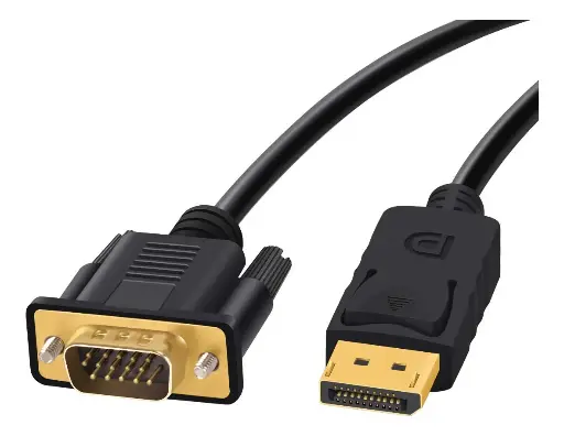 [01696] CABLE ADAPTADOR DISPLAYPORT (DP) A VGA 1.8M JEMIP