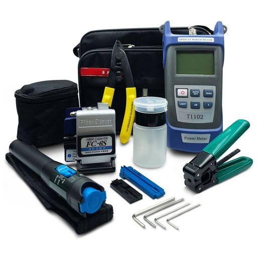 [01702] KIT FTTH DE INSTALACION HERRAMIENTAS DE FIBRA OPTICA  WIREPLUS