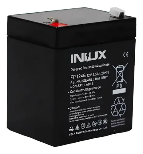 [01722] BATERIA INIUX 12V-4.5AH AGM
