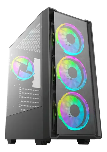 [01724] CASE CHECKPOINT GAMING G-FORCE 550 ATX 4XFAN ARGB CP-CA-1012 NEGRO