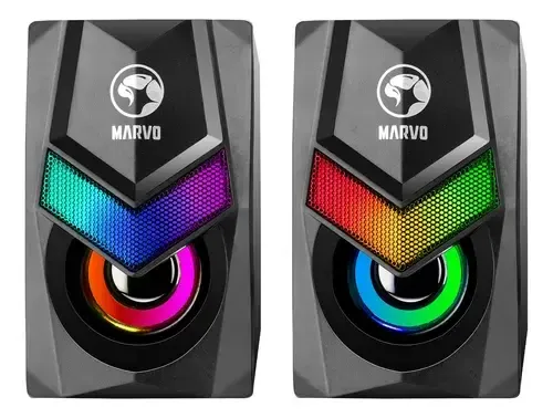 [01728] CORNETAS MULTIMEDIA MARVO SG-118 HAVOC 10 3.5+USB RGB NEGRO