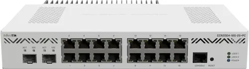 [01741] ROUTER MIKROTIK CCR2004-16G-2S+PC 16 PUERTOS GIGABIT CON 2 SFP+ RACK