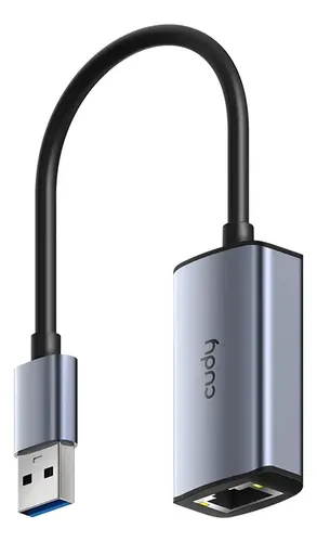 [01752] ADAPTADOR USB 3.0 A ETHERNET RJ45 GIGABIT 10/100/1000 CUDY 