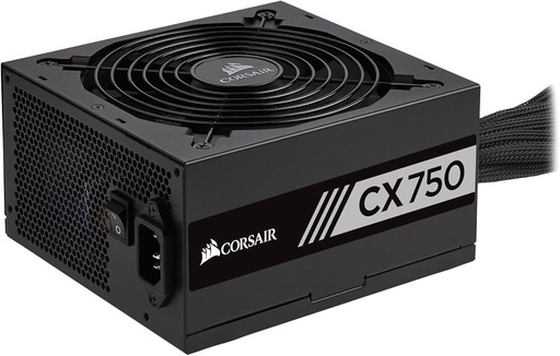 [01767] FUENTE DE PODER 750W CORSAIR CX750 CERTIFICADA 80+ BRONZE NEGRO