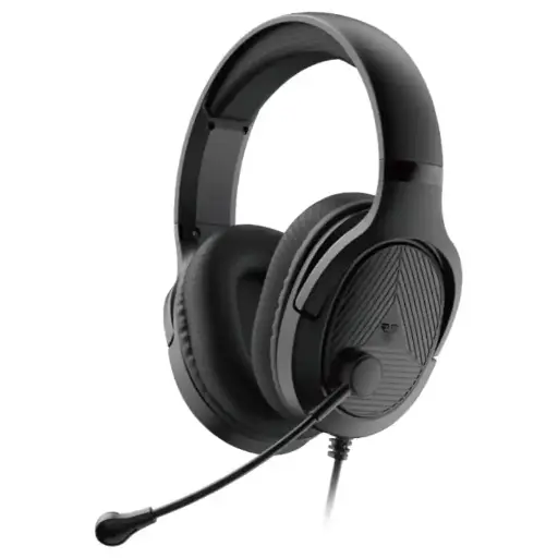 [01826] AUDIFONO CON MICROFONO GAMING FANTECH TRINITY MH88 BK 3.5MM MULTIPLATAFORMA NEGRO