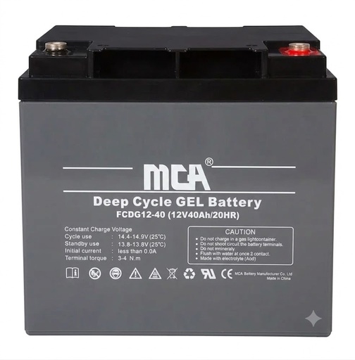 [01848] BATERIA MCA 12V-40AH AGM 