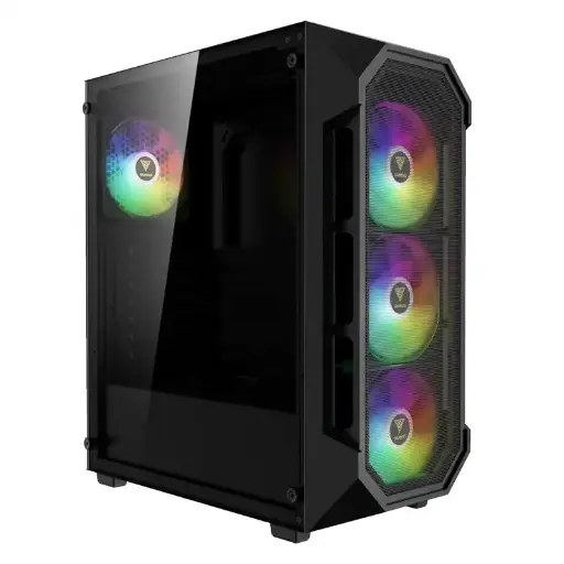 [01930] CASE GAMDIAS GAMING AURA GC1 ELITE ATX 4XFAN ARGB NEGRO