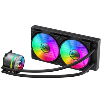 [01971] REFRIGERACION LIQUIDA GAMEMAX ICEBURG 240 INFINITY BK TDP 250W NEGRO ARGB